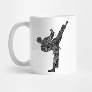 Taekwondo black and white Mug